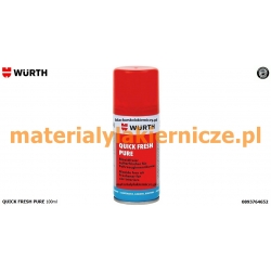 WURTH 0893764652 QUICK FRESH PURE 100ml materialylakiernicze.pl